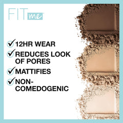 Aplicador incluido para una aplicación uniforme de Maybelline Fit Me.