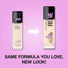 Maybelline Fit Me con coco, acabado luminoso natural para piel normal a seca