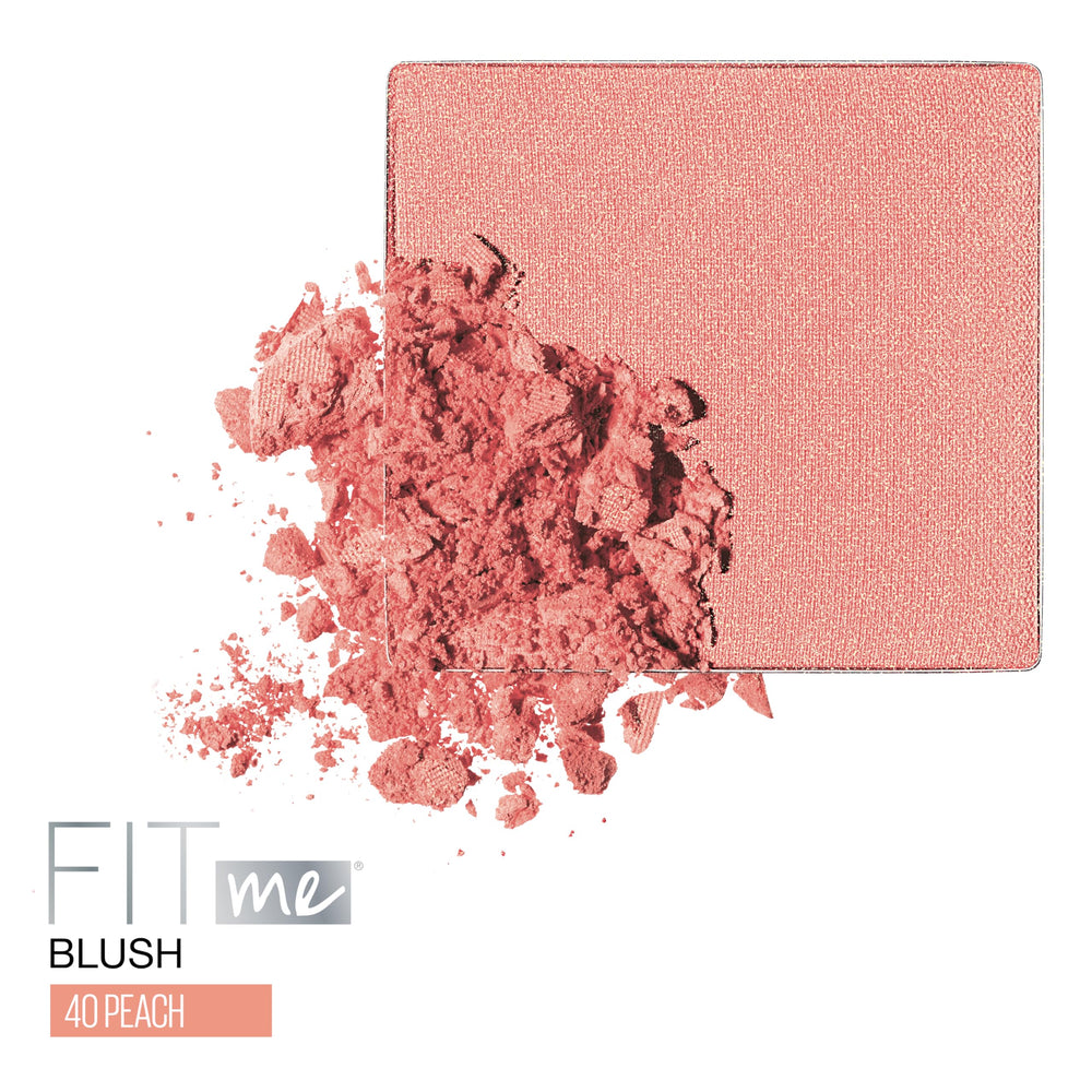 Maybelline Fit Me Blush lets you swirl, blend, and build color.