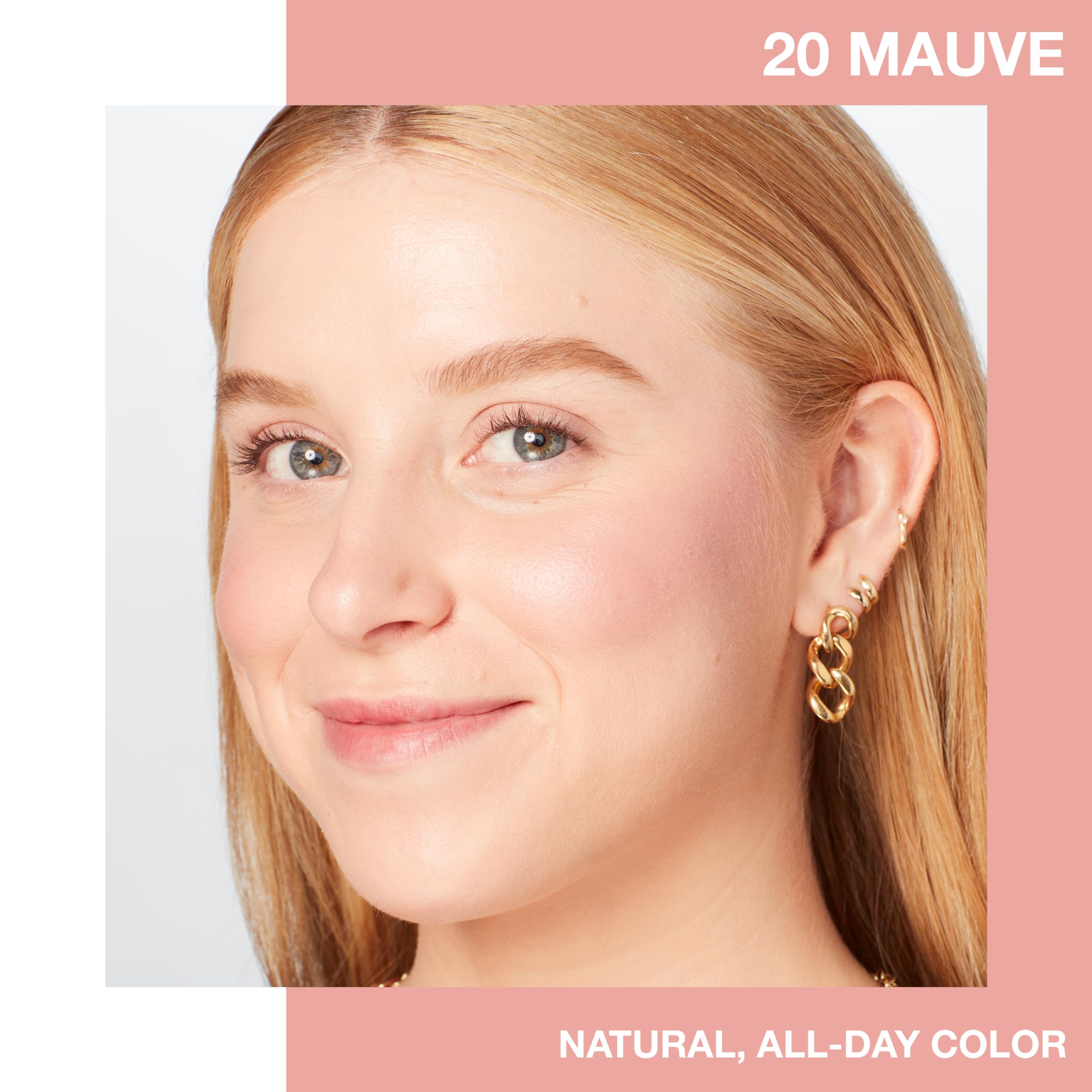 Maybelline Fit Me Blush creamy texture blends smoothly for a flawless finish.