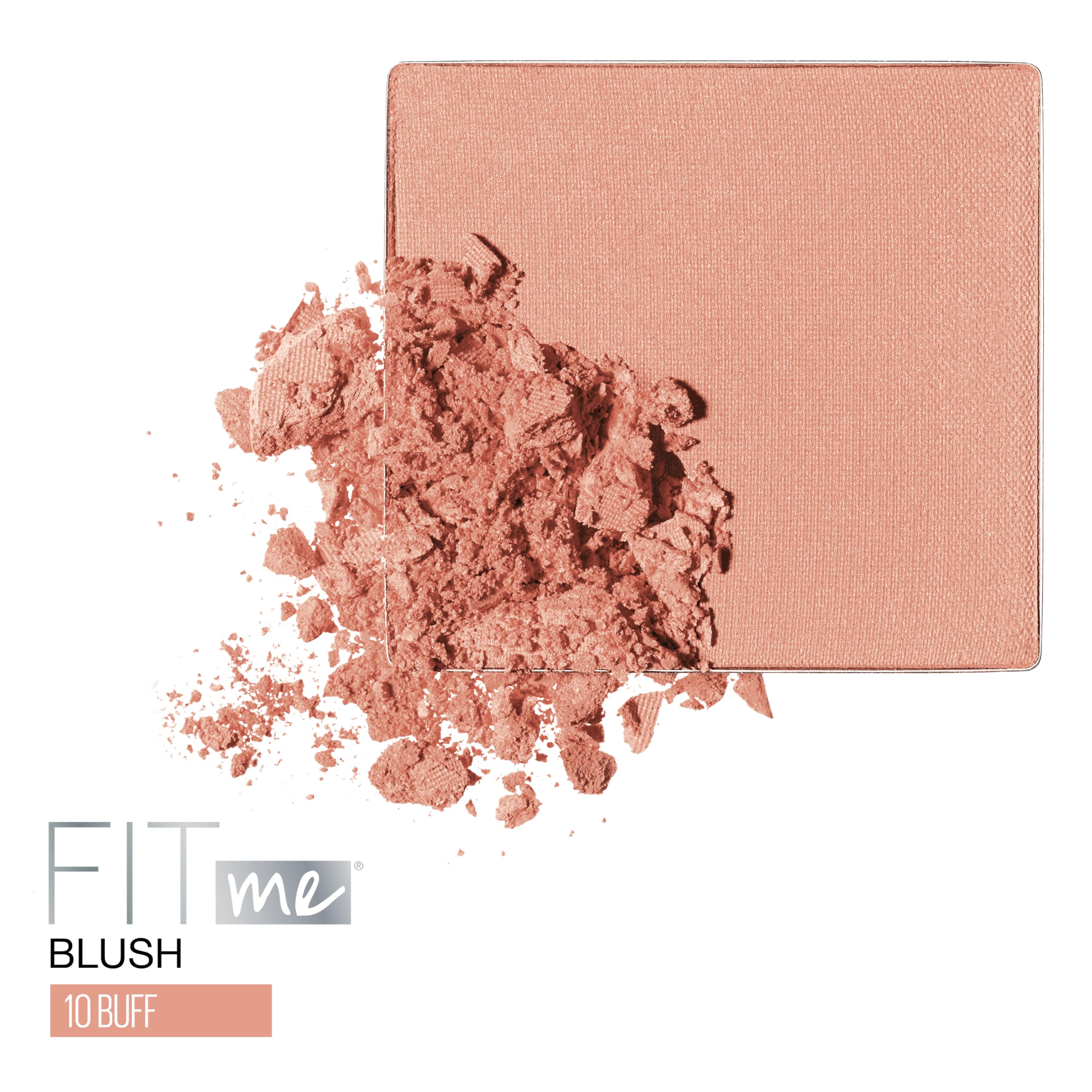 Maybelline Fit Me Blush delivers buildable color for varying looks.