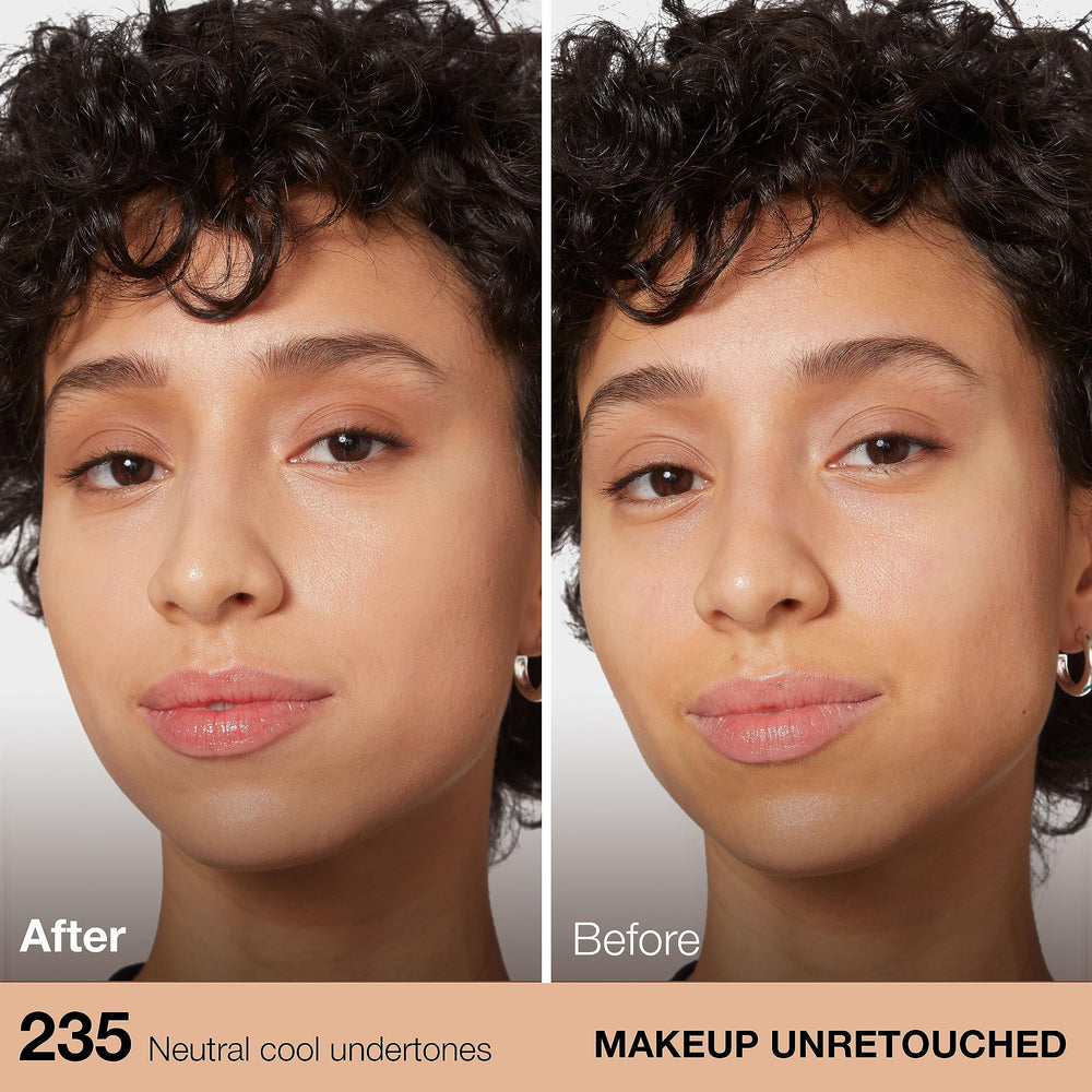 Cobertura media natural de Maybelline Fit Me para un look cotidiano.