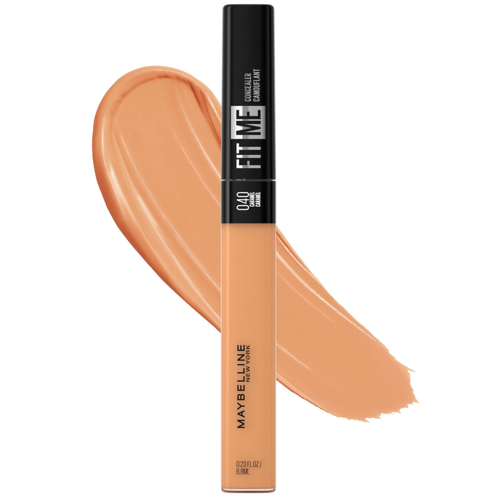 Maybelline Fit Me Concealer envase líquido muestra tono natural para cobertura diaria