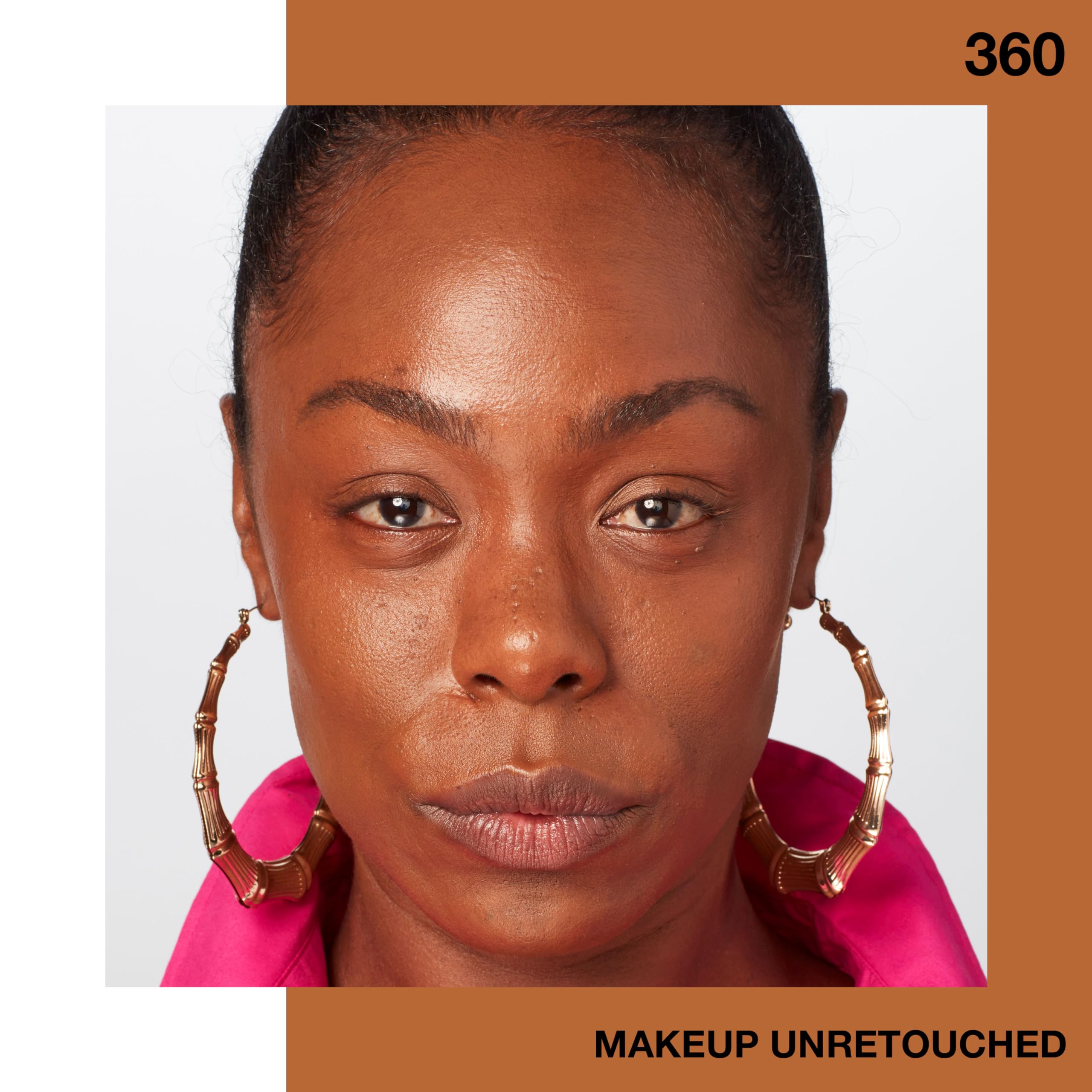 Maybelline Fit Me close-up highlights luminous, moisturized skin.