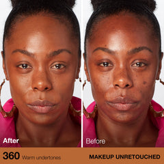 Maybelline Fit Me swatches display buildable coverage for natural finish.