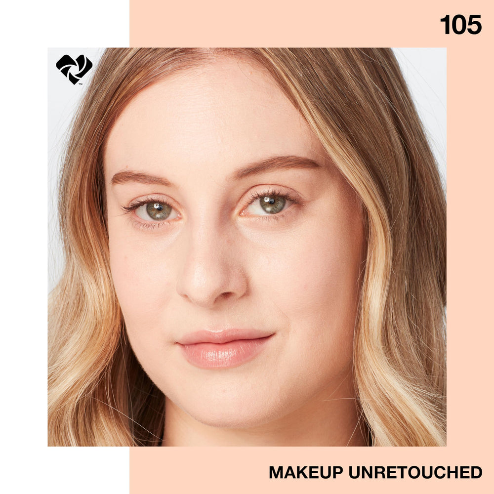 Maybelline Fit Me foundation shade ivory helps a natural match with a dewy finish.