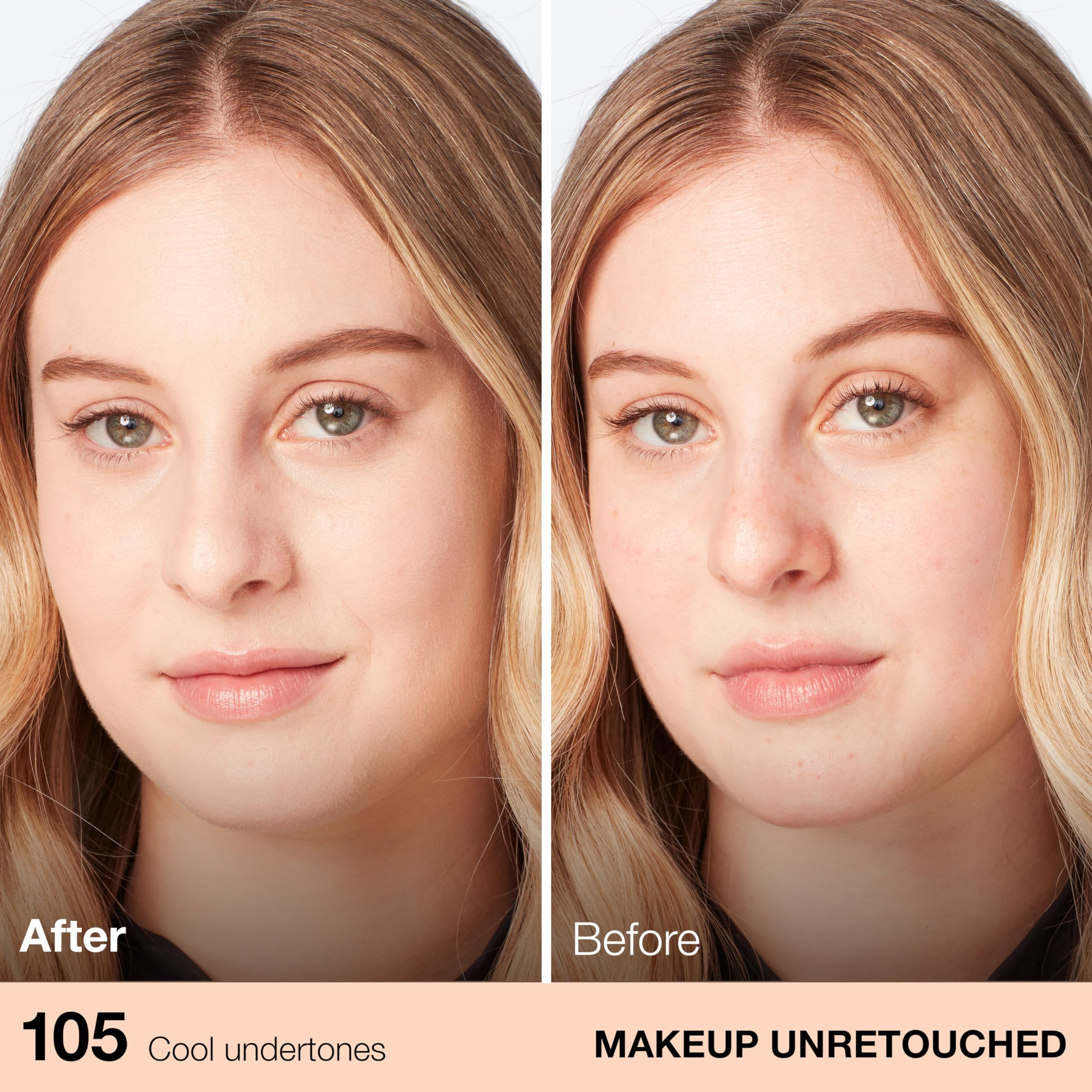 Maybelline Fit Me foundation SPF 18 protection supports daily wear and skin hydration.