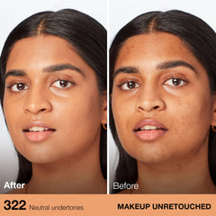 Maybelline Fit Me Dewy + Smooth: muestra de tono para comparar colores