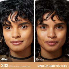 Packaging of Maybelline Fit Me foundation highlighting oil-free formula for on-the-go use.