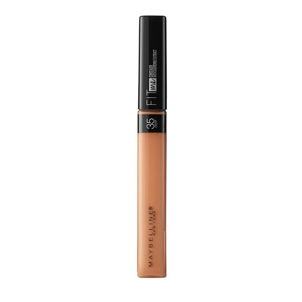 Maybelline Fit Me deep shade concealer with natural coverage.