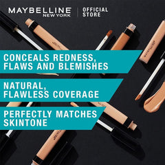 Maybelline Fit Me concealer in natural finish for oil-free wear.