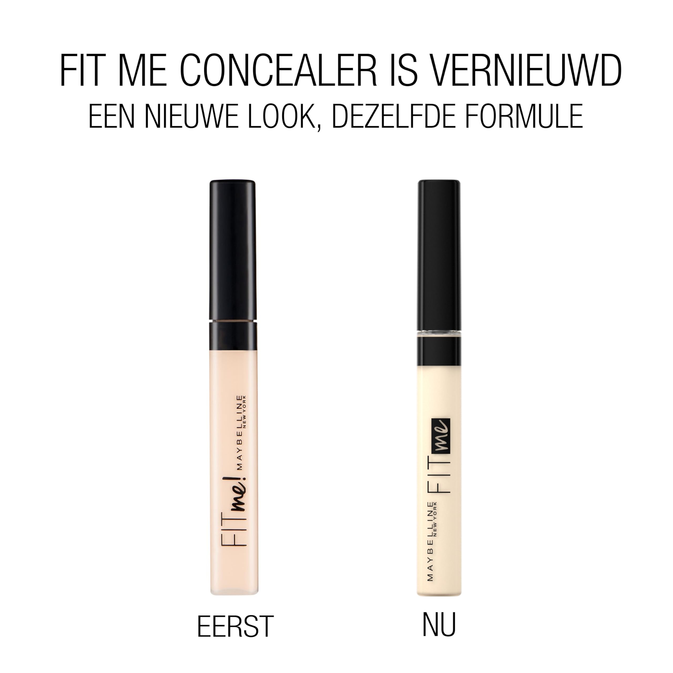 Maybelline Fit Me concealer applicator ready for precise application.