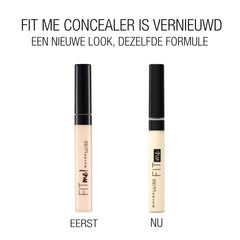 Maybelline Fit Me concealer applicator ready for precise application.
