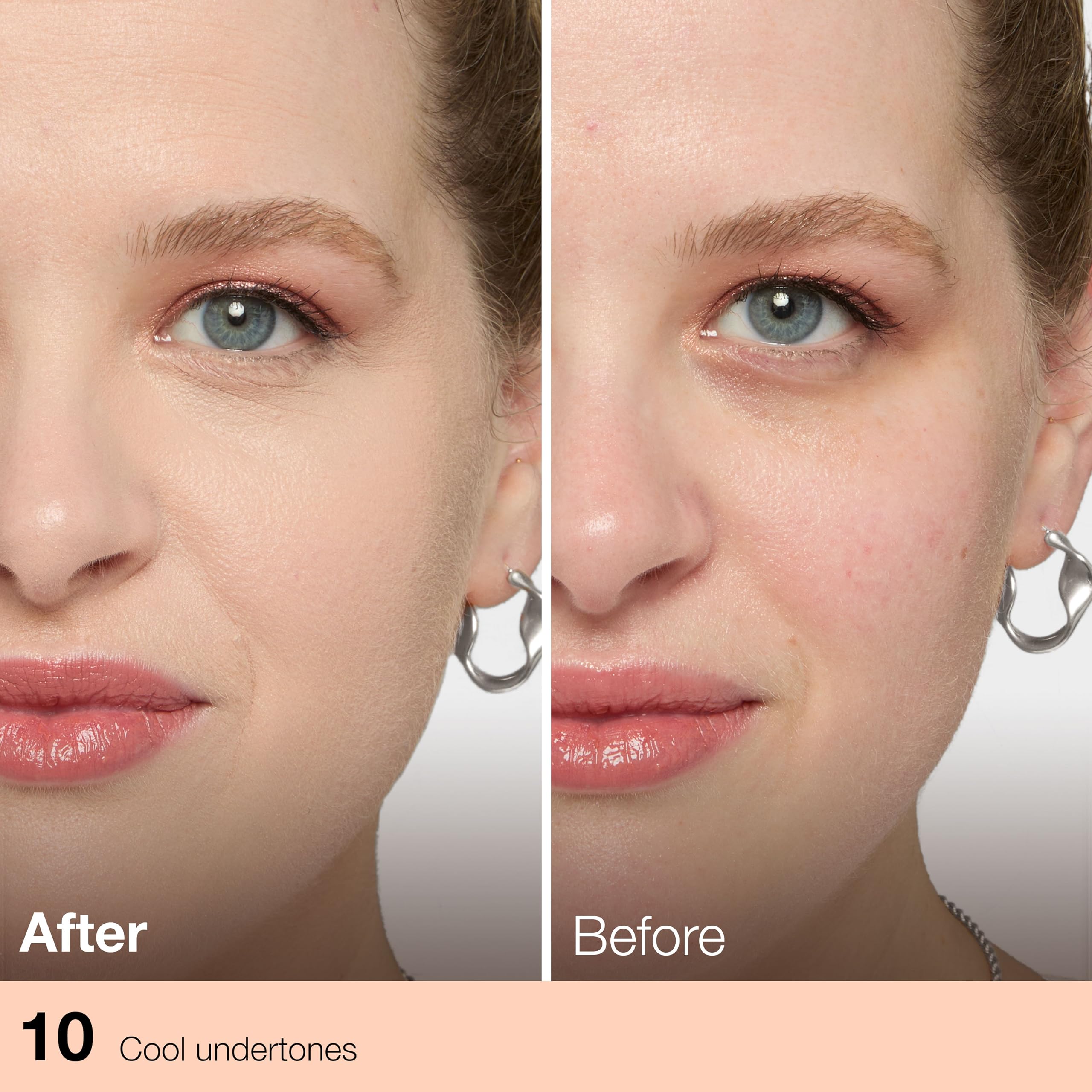Textura ligera de Maybelline Fit Me Concealer que respira sobre la piel.
