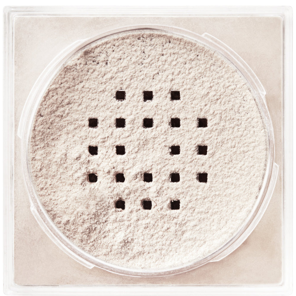 Maybelline Fit Me Loose Powder brush application shows lightweight, buildable coverage.