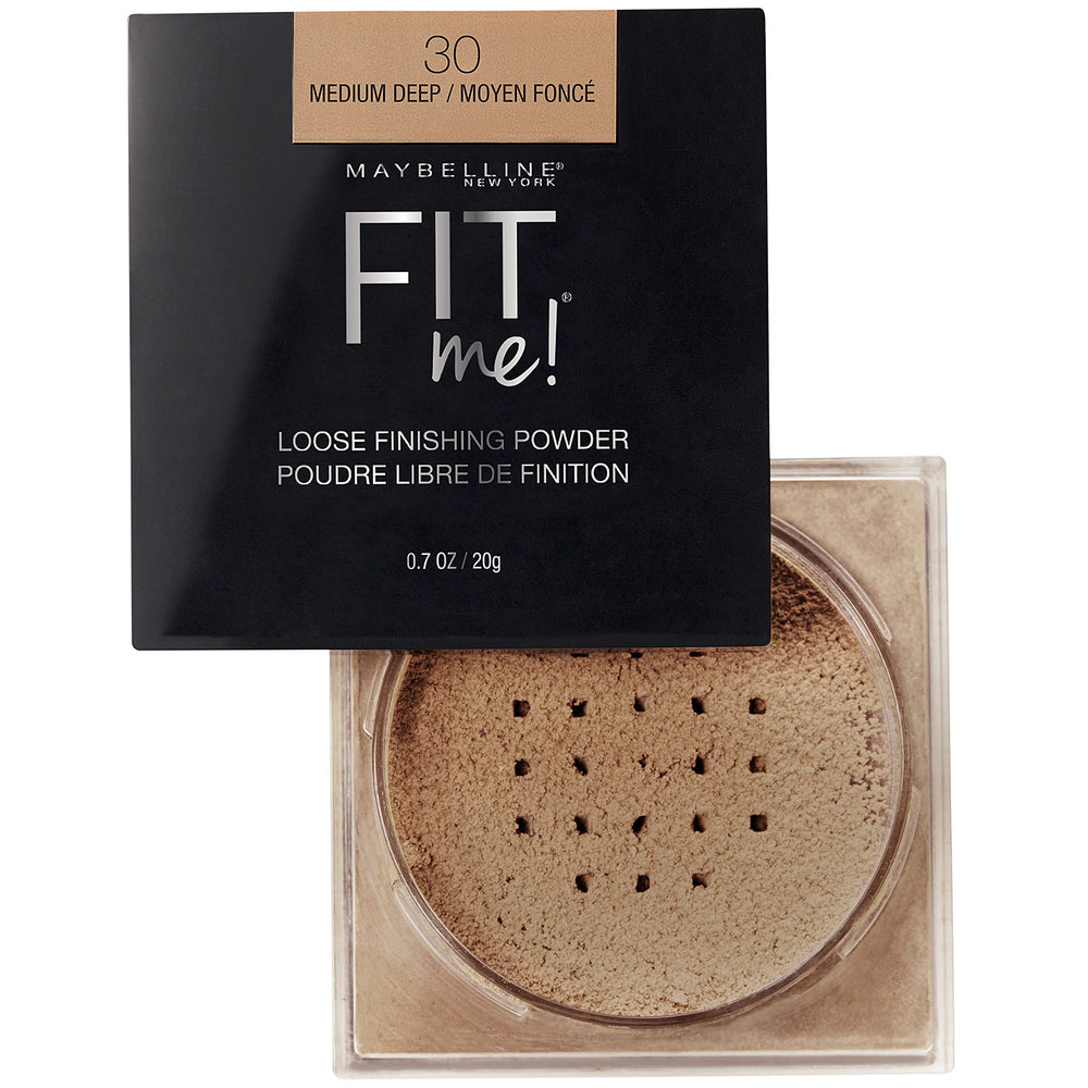Maybelline Fit Me Loose Powder natural finish on skin texture