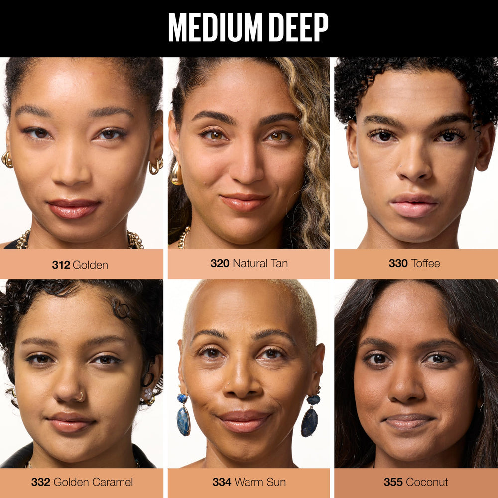 Maybelline Fit Me: acabado natural ideal para piel normal a grasa.