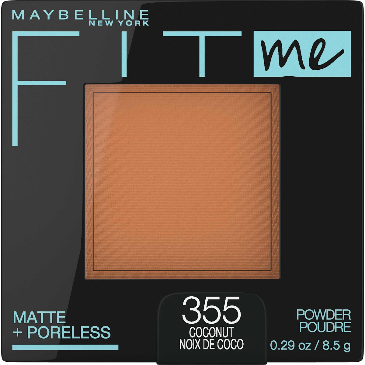 Maybelline Fit Me: empaque compacto para retoques prácticos durante el día.