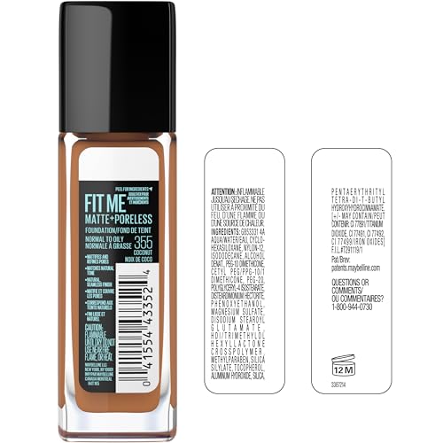 Acabado mate natural de Maybelline Fit Me para piel normal a grasa