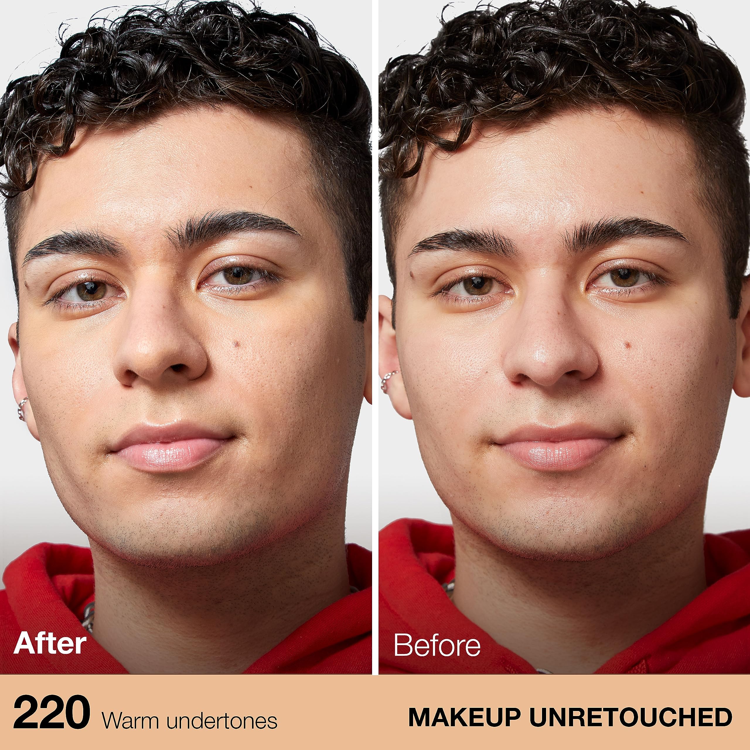 Maybelline Fit Me Matte + Poreless, poros refinados para aspecto más liso.