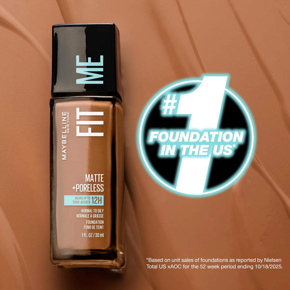Maybelline Fit Me natural matte finish for a refined, non-shiny look