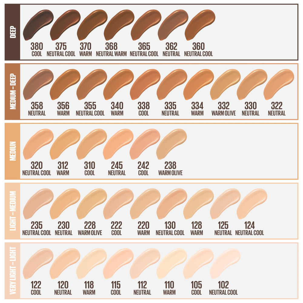 Maybelline Fit Me porcelain ivory application blend for versatile shade matching