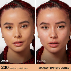 Maybelline Fit Me Matte + Poreless, textura ligera para una tez uniforme y sin brillos.