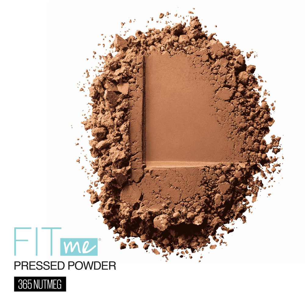Maybelline Fit Me polvo compacto para piel normal a grasa, acabado natural y sedoso.