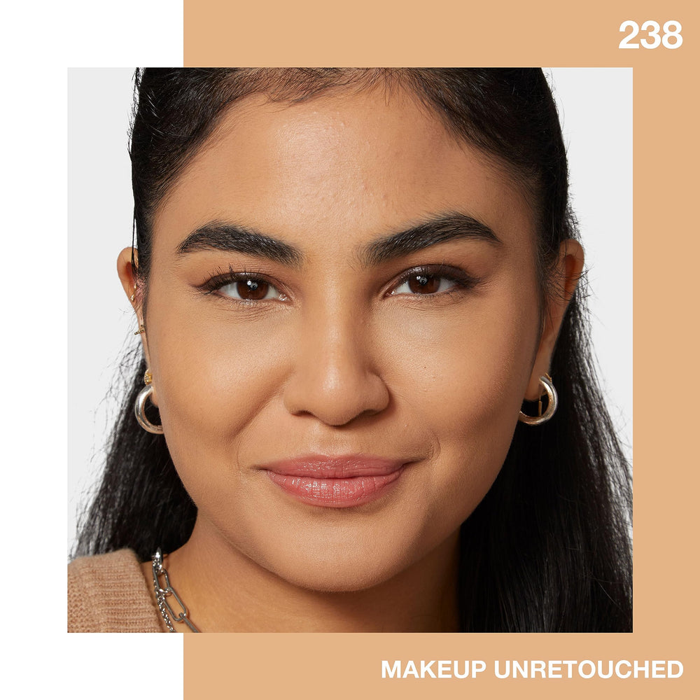 Muestras de tonos Rich Tan y paleta de color de Maybelline Fit Me