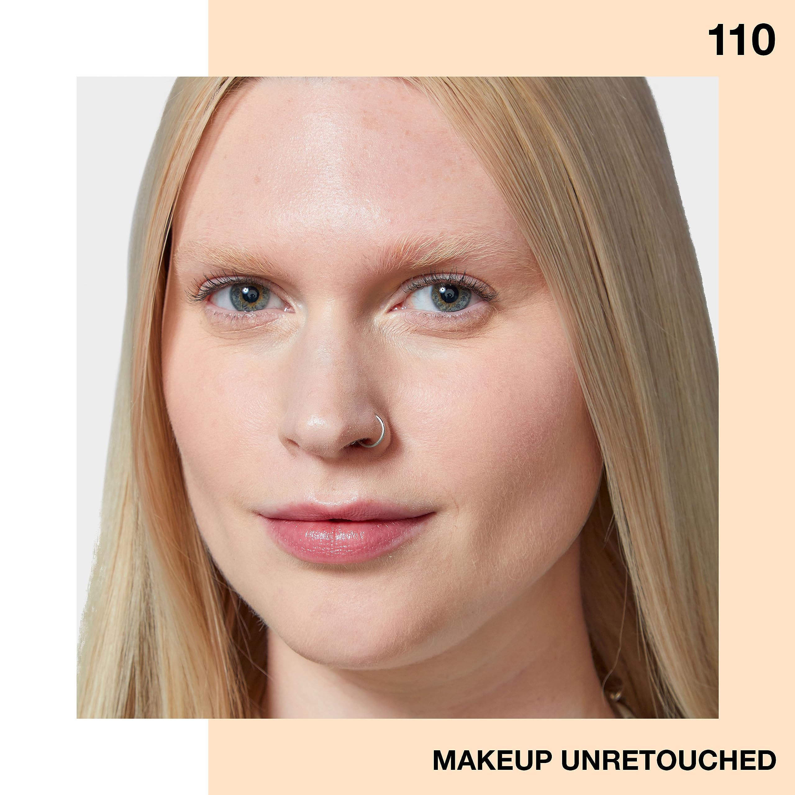 Maybelline Fit Me textura mate que difumina poros para un aspecto natural.