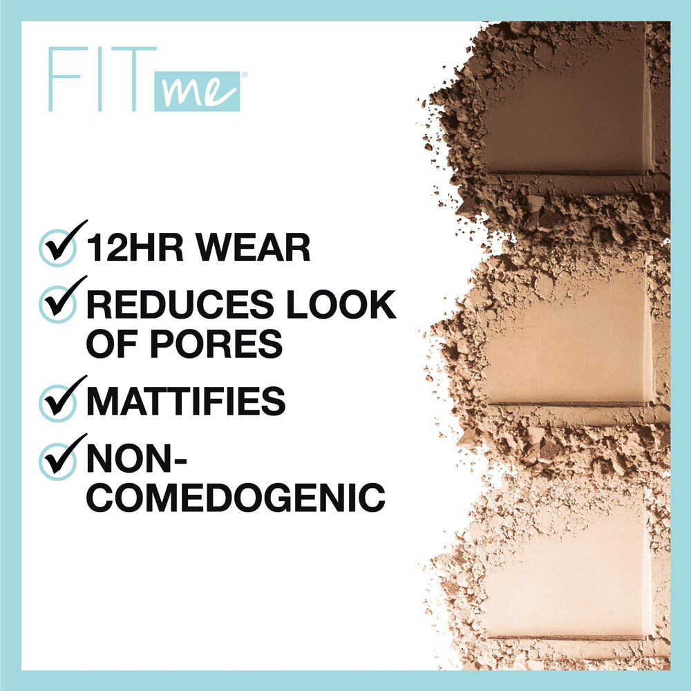 Maybelline Fit Me tono dorado en envase, ideal para piel cálida