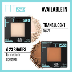 Tono natural beige de Maybelline Fit Me para piel clara.