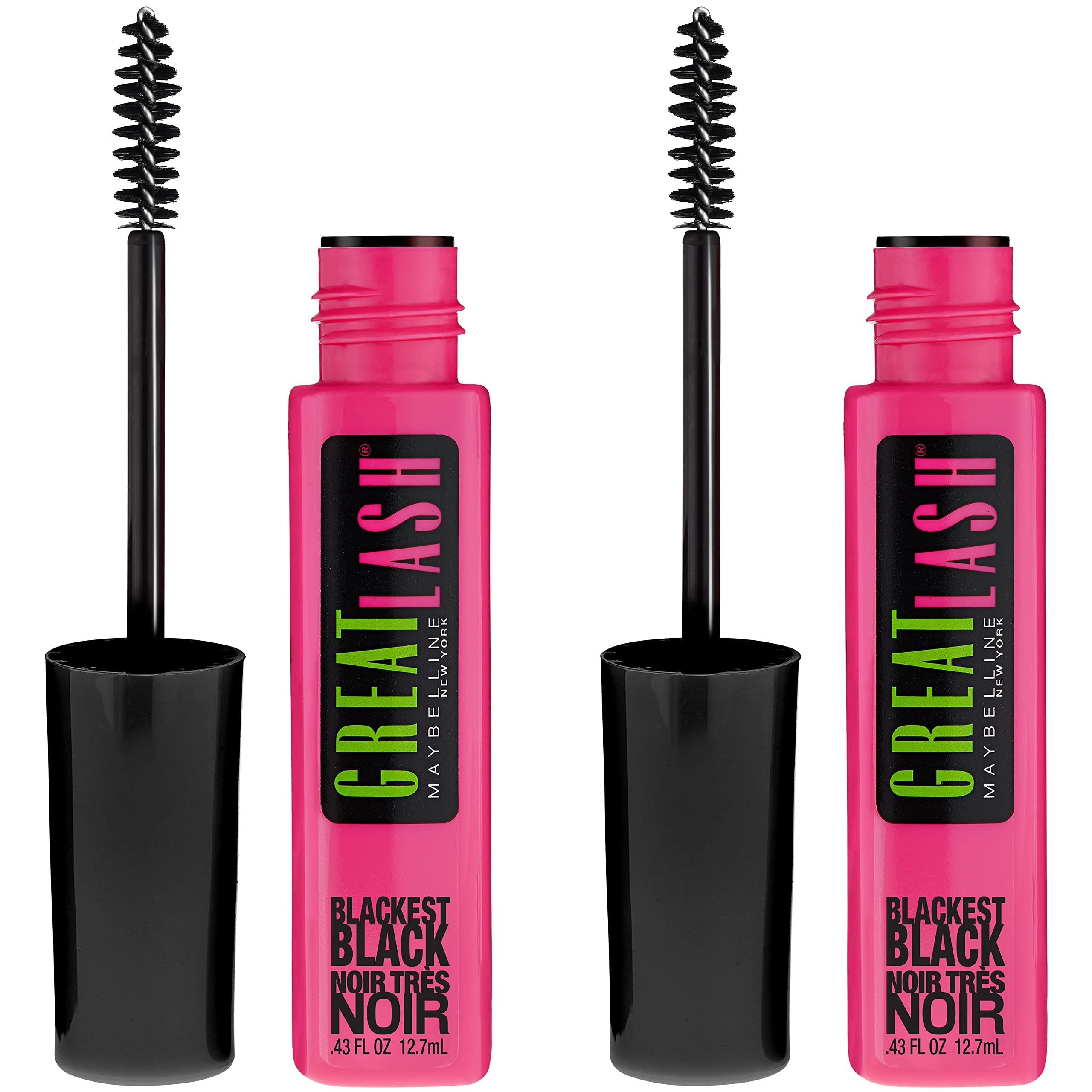 Maybelline Great Lash: aplicación con cepillo de volumen para pestañas definidas.