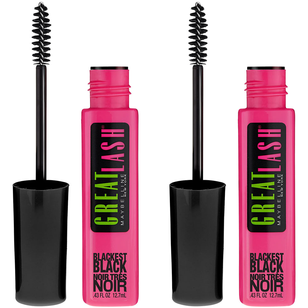 Maybelline Great Lash: aplicación con cepillo de volumen para pestañas definidas.
