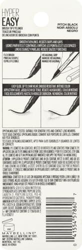 Maybelline Hyper Easy Liquid Pen, acabado satinado para mirada suave.