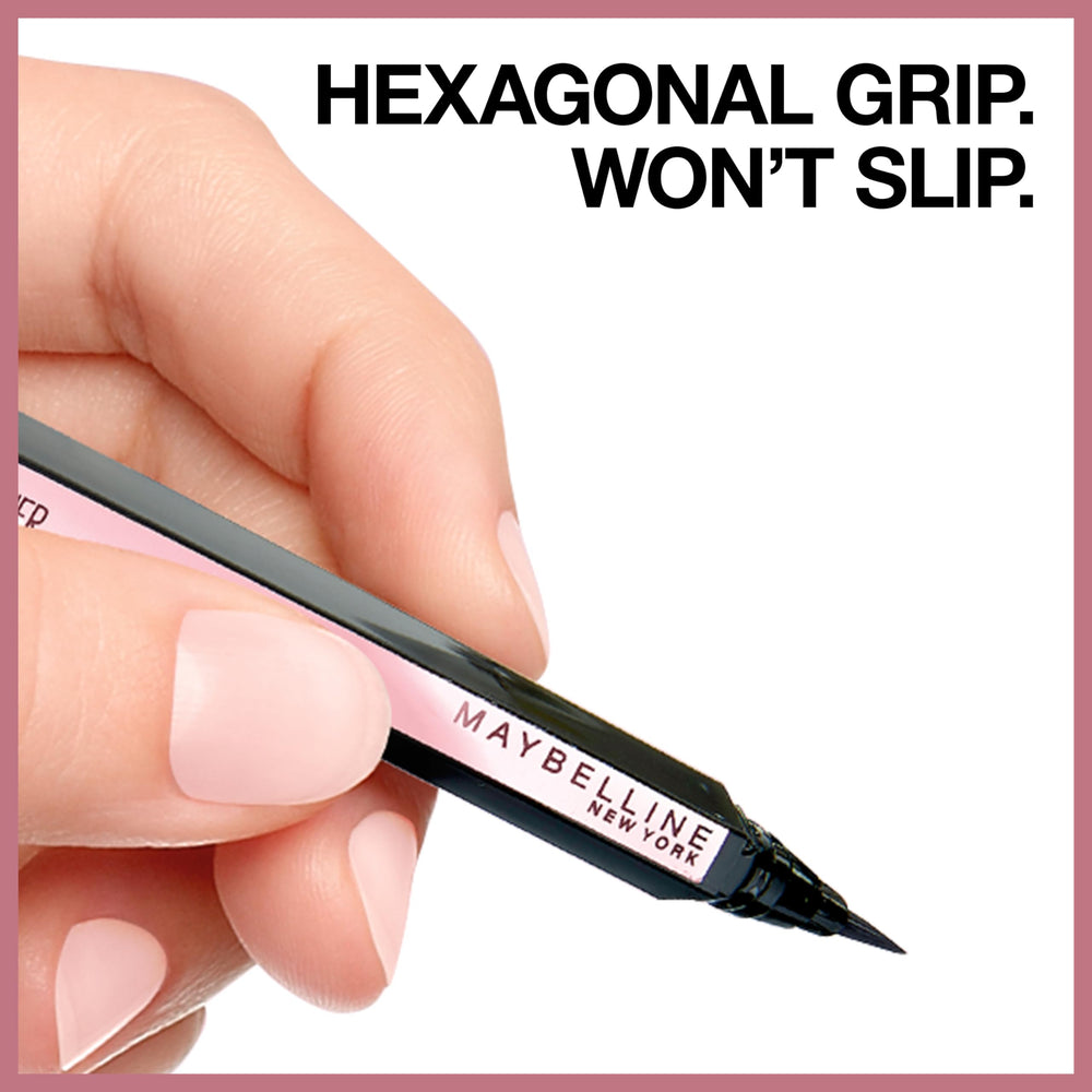 Maybelline Hyper Easy Liquid Pen, apto para ojos sensibles y lentes de contacto.