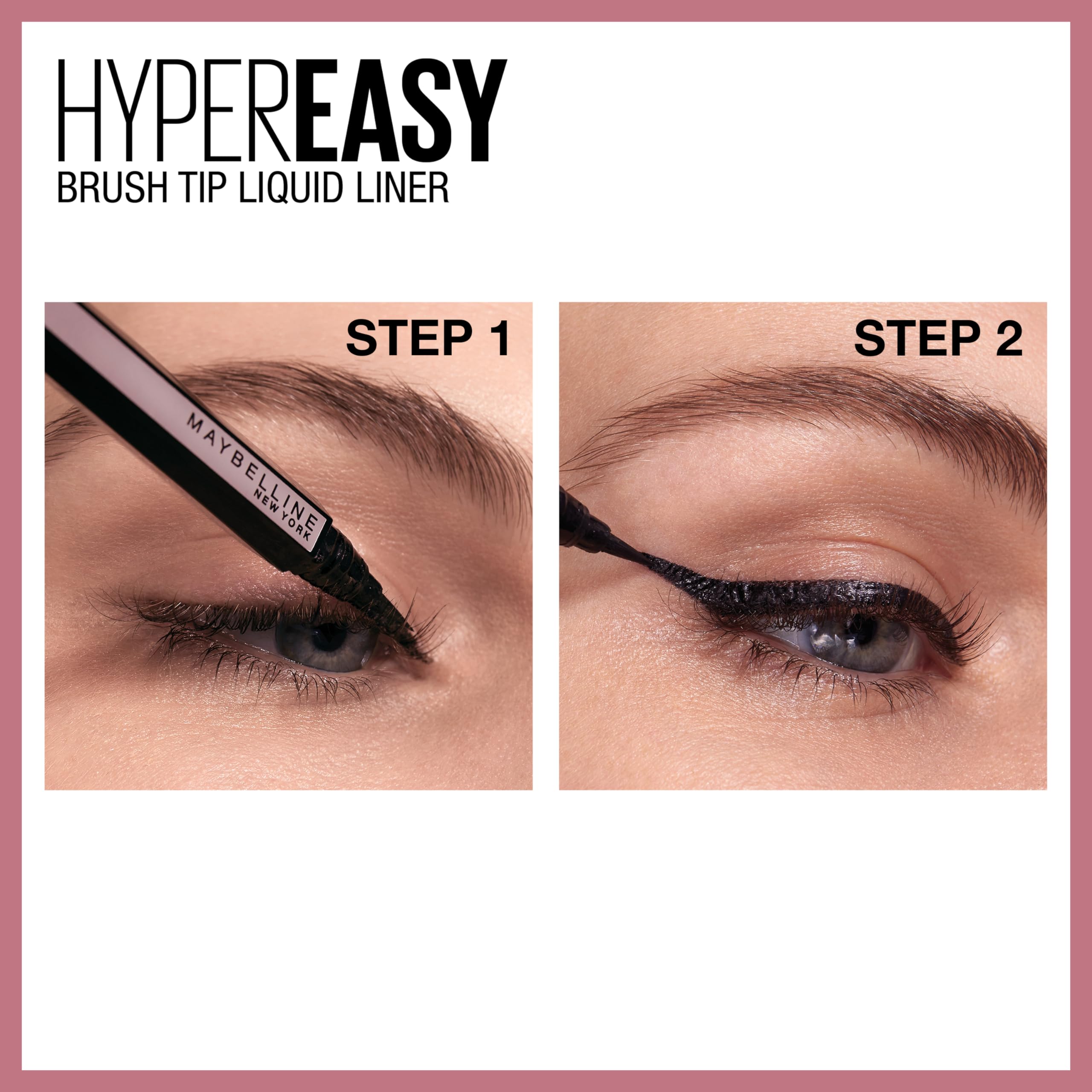 Maybelline Hyper Easy Liquid Pen, prueba oftalmológica para seguridad.