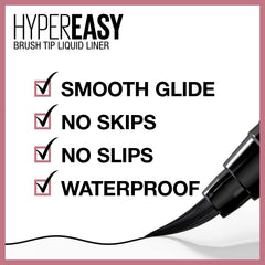 Maybelline Hyper Easy Liquid Pen, resistencia al agua para uso todo el día.