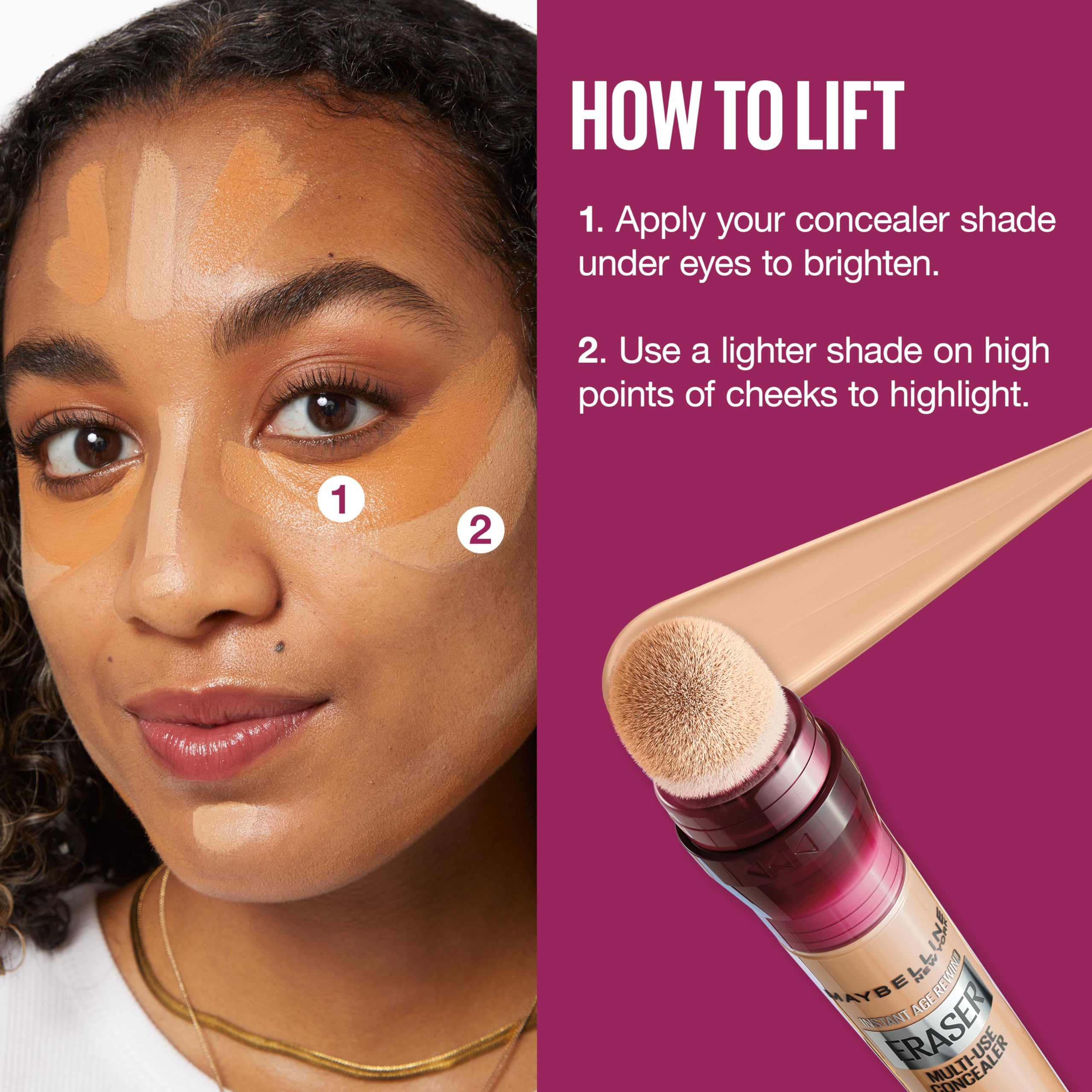 Maybelline Instant Age Rewind reduces redness for a refreshed look