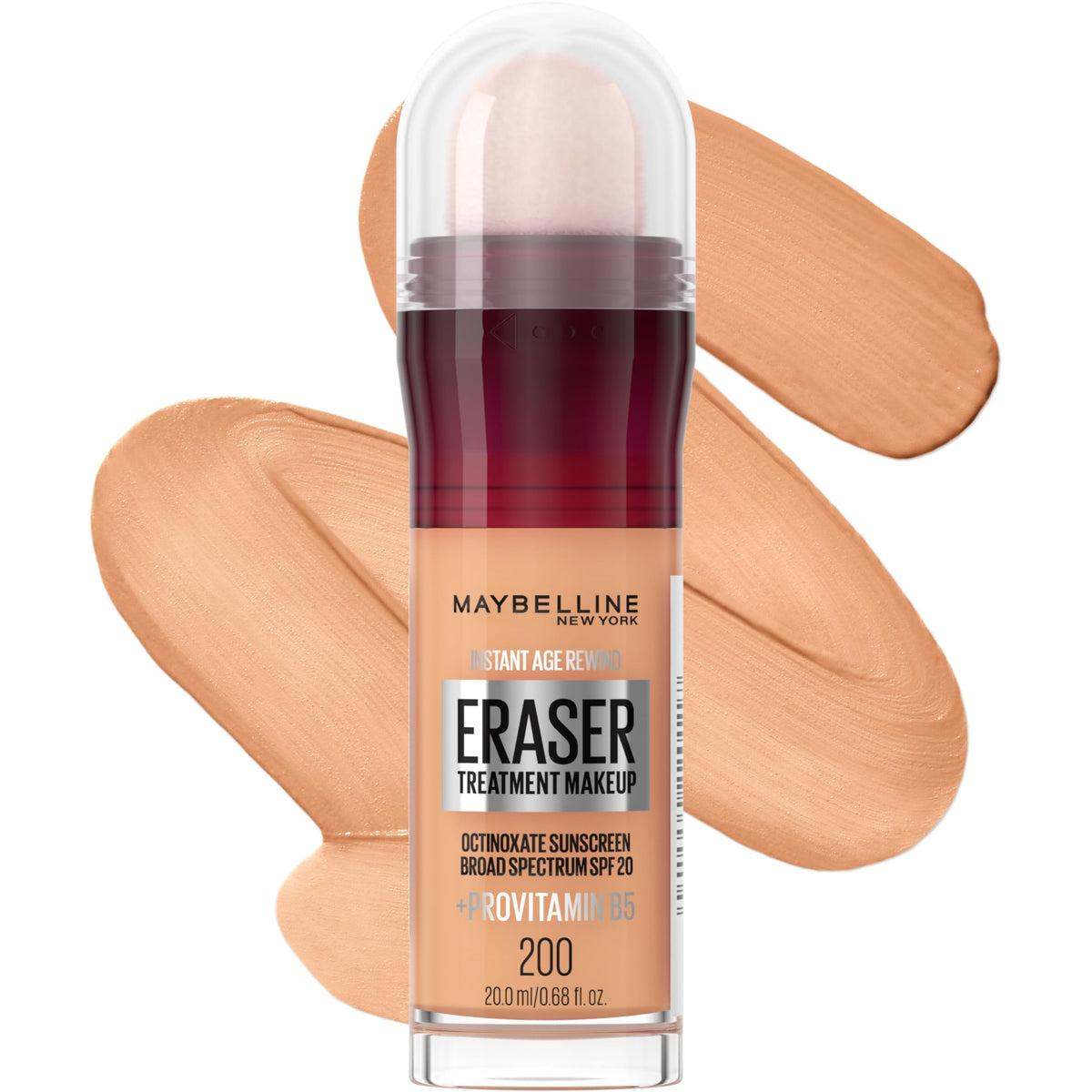 Maybelline Instant Age Rewind Eraser, aplicador esponja para un difuminado suave.