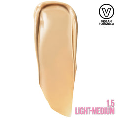 Maybelline Instant Age Rewind Glow ofrece cobertura ligera para un aspecto natural.