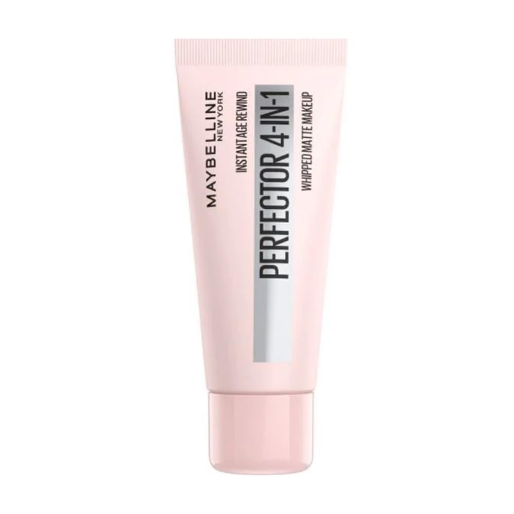 Maybelline Instant Age Rewind 4-en-1 Matte: bote para un acabado mate, poros suaves.