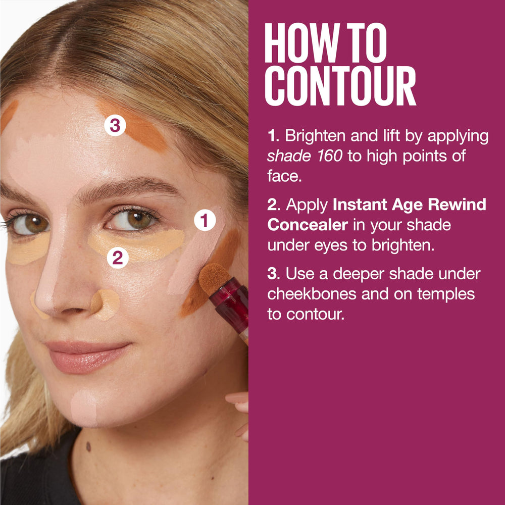 Maybelline Instant Age Rewind is a multi-use concealer for concealing and highlighting