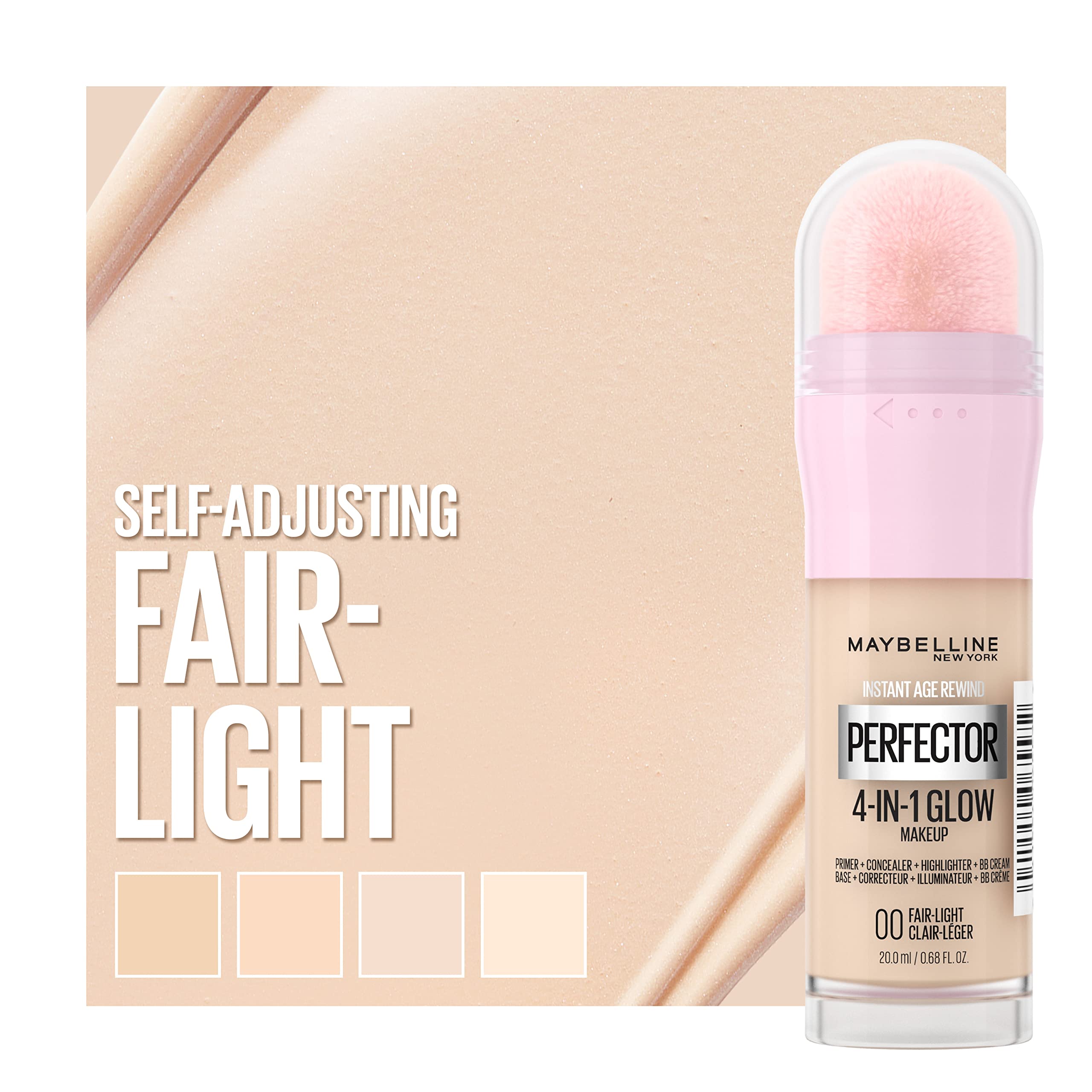 Compact packaging emphasizes travel-friendly, all-in-one makeup solution