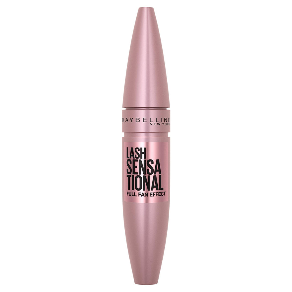 Maybelline Lash Sensational brush closeup shows ten-layer bristles for a full-fan effect.