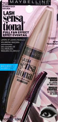Maybelline Lash Sensational brush close-up shows ten-layer bristles for fuller lashes.