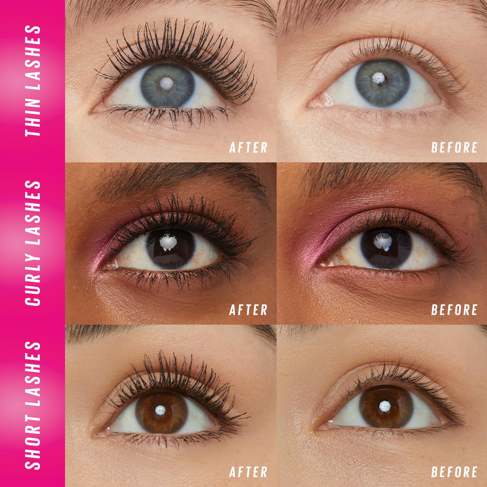 Maybelline Lash Sensational Firework, aplicación suave que eleva pestañas desde la raíz.