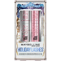 Kit festivo MAYBELLINE Lash Sensational en caja, regalo ideal para fiestas.