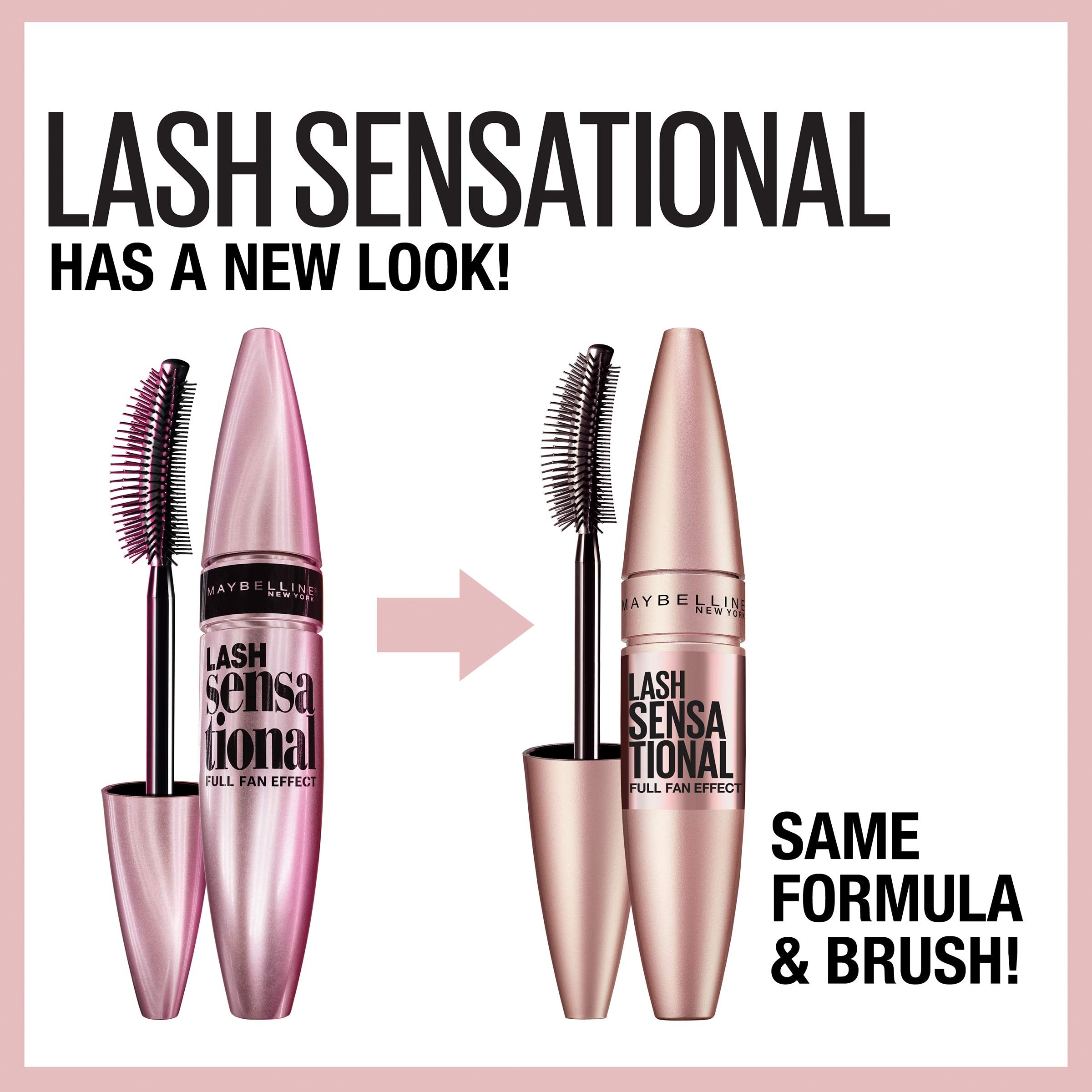 Maybelline Lash Sensational, diez capas de cerdas para volumen extremo.