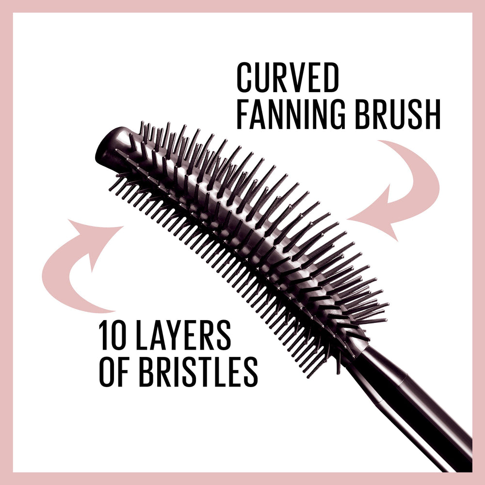 Model eye with Lash Sensational open to reveal defined lashes.